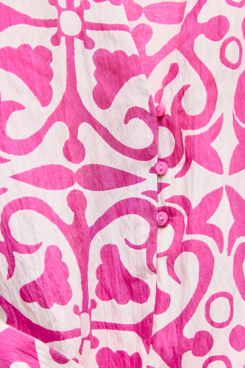 SHORT PRINTED DRESS