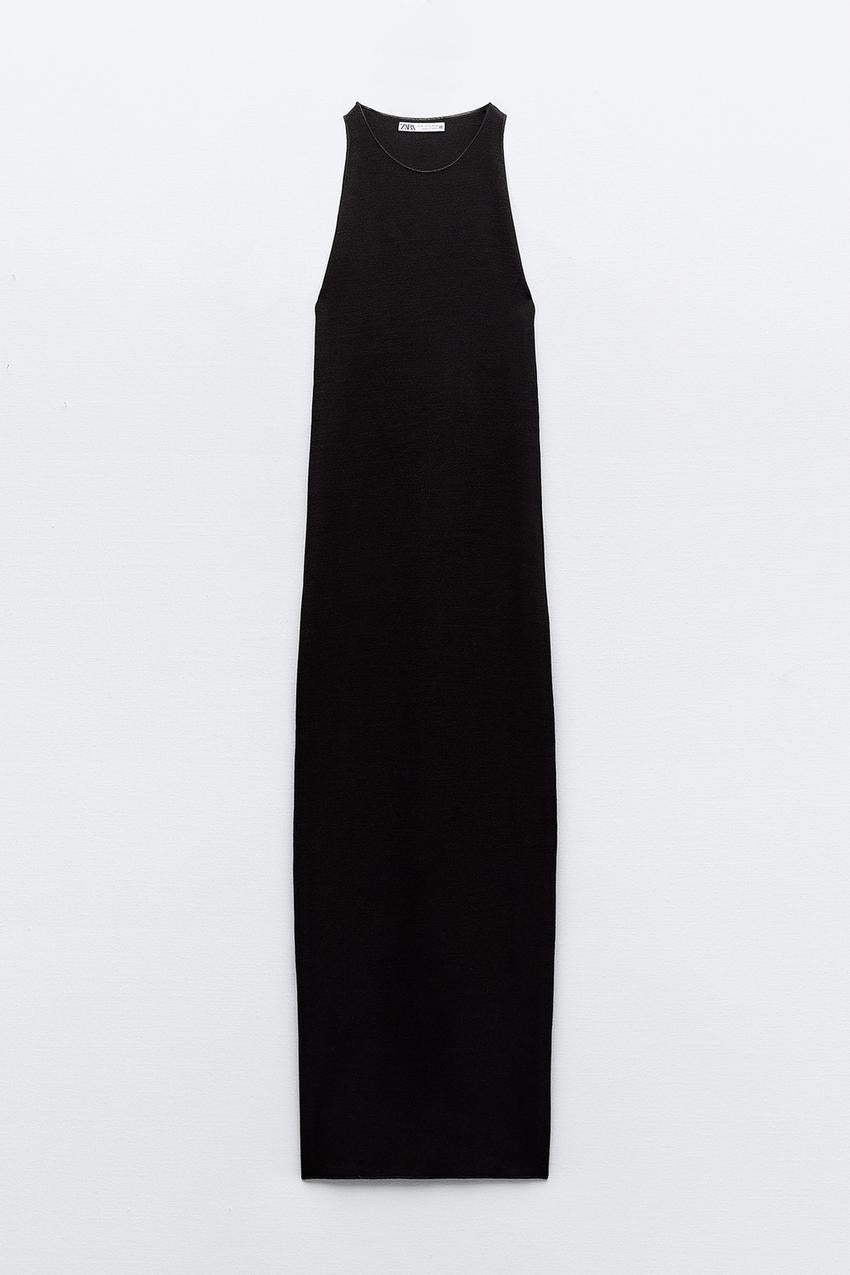 LONG STRETCH KNIT DRESS
