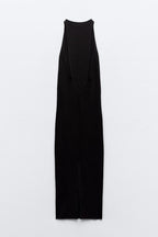 LONG STRETCH KNIT DRESS