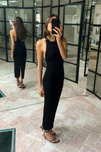 LONG STRETCH KNIT DRESS