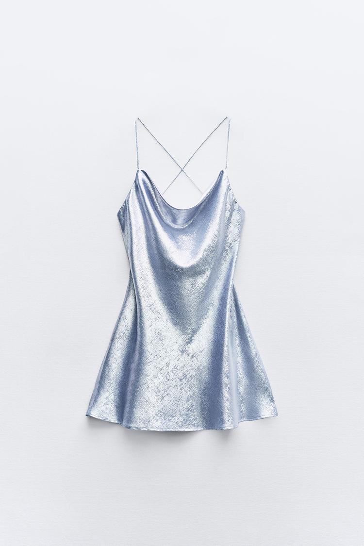 FOIL MINI DRESS
