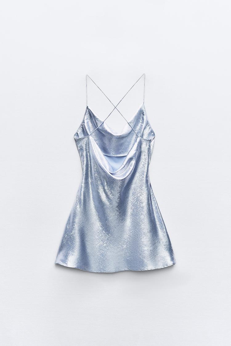 FOIL MINI DRESS