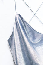 FOIL MINI DRESS