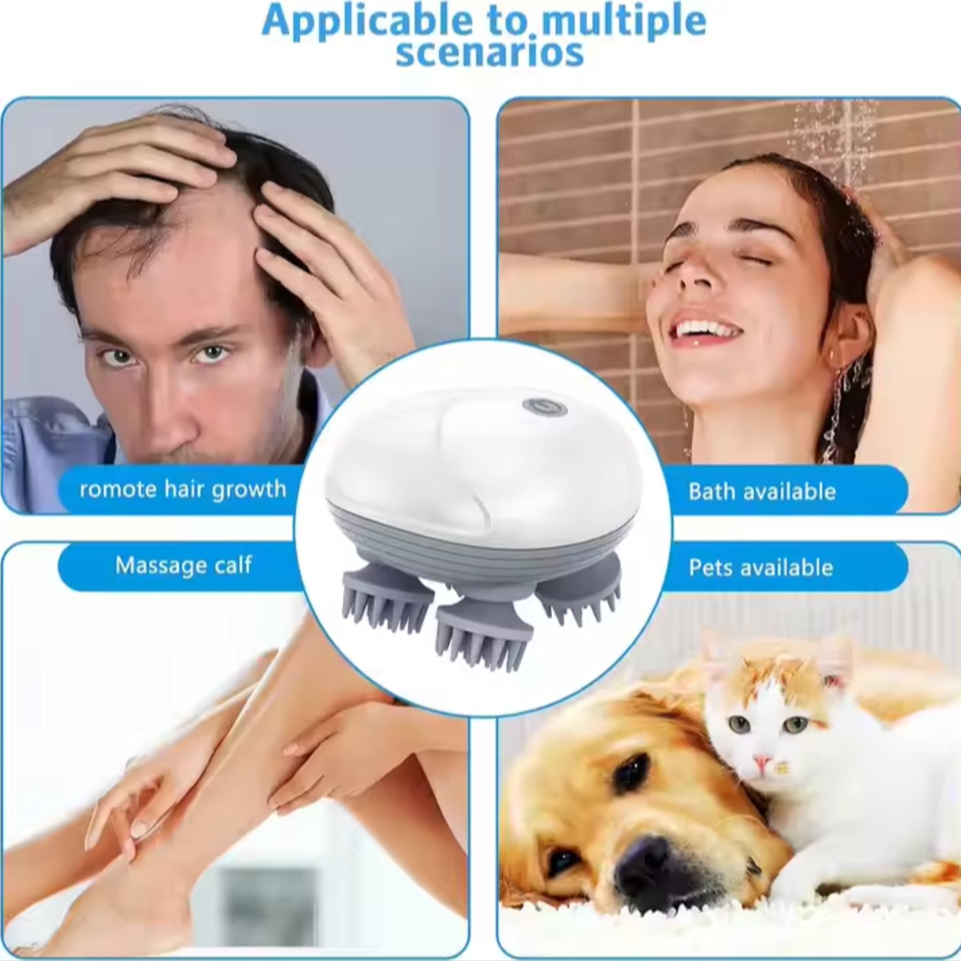 Rechargeable Scalp & Body Massager