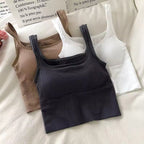 SOLID RIBBED KNIT TOP