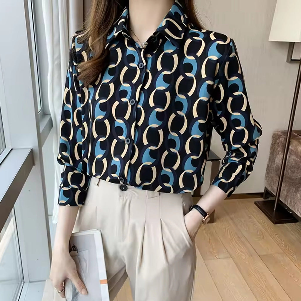 Autumn Temperament Long Sleeve Shirt