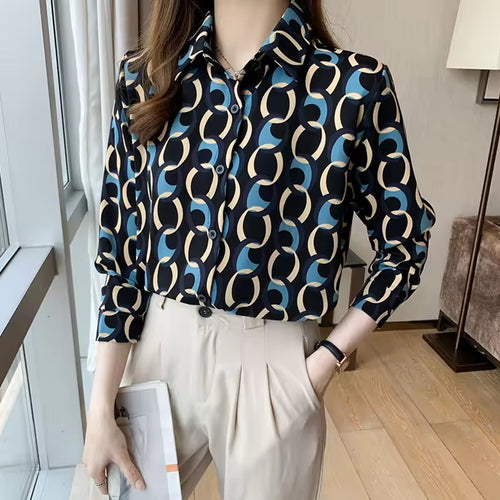 Autumn Temperament Long Sleeve Shirt