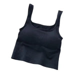 SOLID RIBBED KNIT TOP