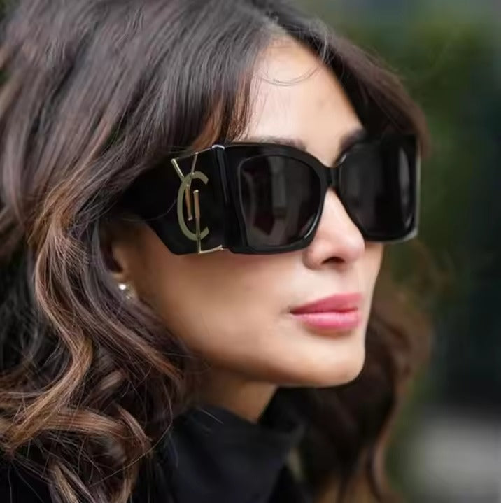 Cat Eye Oversized Frame Sunglasses