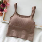 SOLID RIBBED KNIT TOP