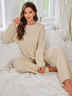 Women's Ribbed Loungewear Set