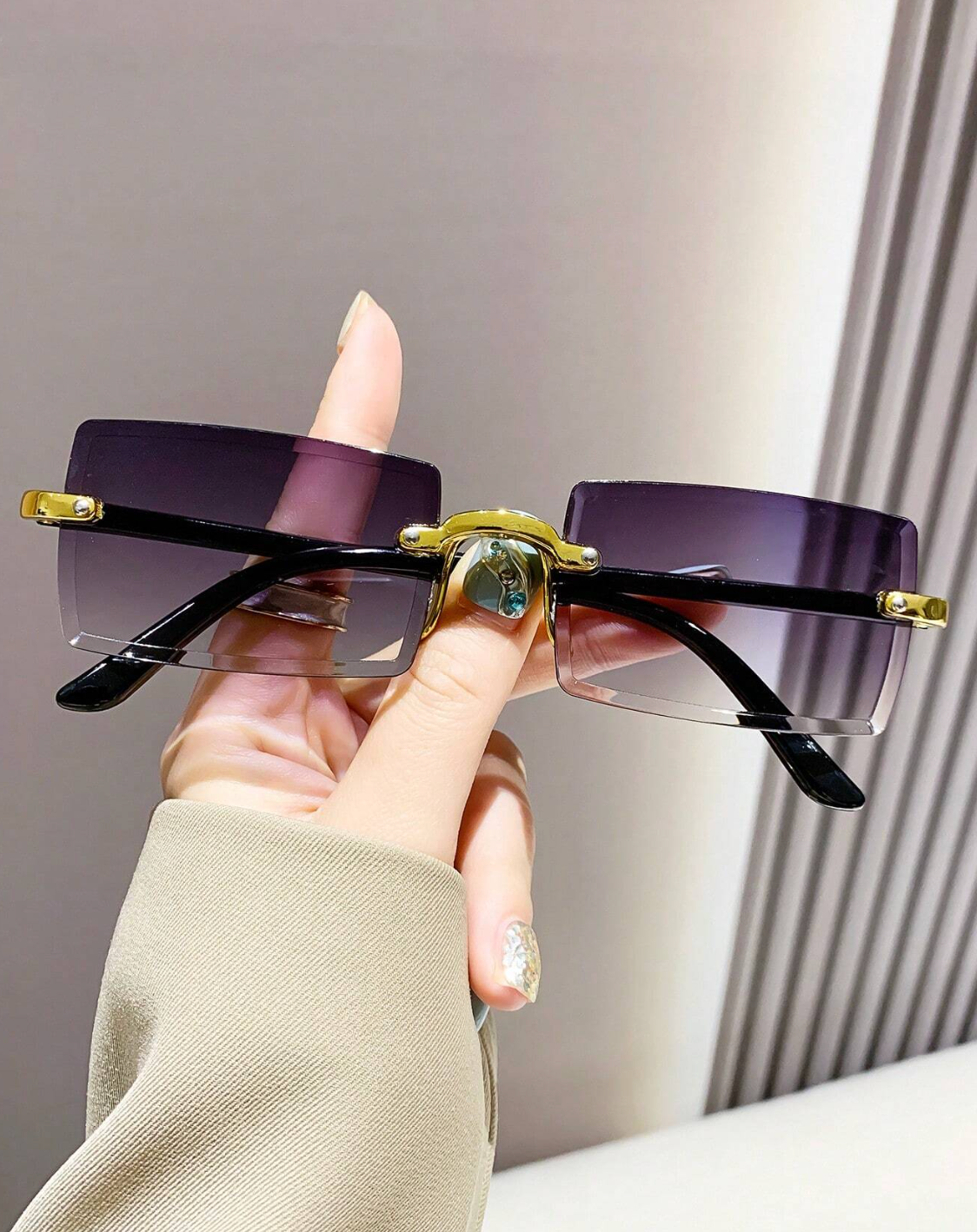 Luxury Sunglasses Retro Gradient Shades